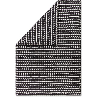 Marimekko - Räsymatto Deckenbezug, 140 x 200 cm, schwarz / weiß
