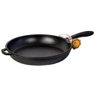 Gusseisenpfanne Ø24 cm MAYSTERNYA T2013 – Gusspfanne für Induktion, Backofen & Grill