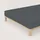 Baumwolle 120 x 200 - 130 x 220 cm grey deep