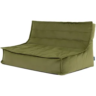 I.C.O.N. icon Sitzsack Dunkelgrün, Textil, 2-Sitzer, Rechteckig, 140x72x100 cm, Wohnzimmer, Hocker, Sitzsäcke, XXL Sitzsäcke
