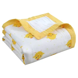 Hayisugal Kuscheldecke Baby Babydecke 100% Musselin Baumwolle 6-Lagig Musselin Decke Flauschig Weich Baby Badetuch Jungen und Mädchen Swaddle & Receiving blanket, Ente