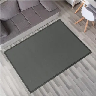 TT Home Krabbelmatte Kinderteppich 100 x 200 cm Grau
