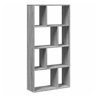 vidaXL Bücherregal 60 x 20 x 120 cm Grau