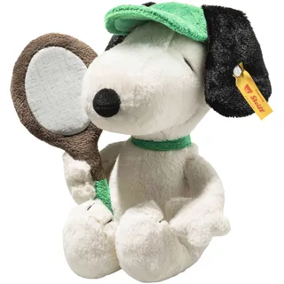 Steiff Snoopy Tennis Hund 22 cm Weiß