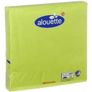 Alouette Servietten grün 3-lagig 33,0 x 33,0 cm, 30 St.