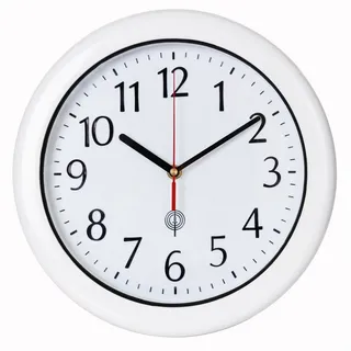 monzana Wanduhr 30 cm 30cm weiß