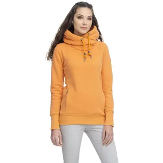 Ragwear GRIPY Bold Damen Frauen Kapuzenpulli,Kapuzenpullover,Hoodie,Stehkragen,warm,Seitentaschen,Gelb,S - S
