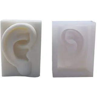 Ohr Mund Auge Nase 3D Form Silikon Kerze Form Epoxidharz Form für Soja Wachs Gips Harz Gießen DIY handgemachte Handwerk (B)