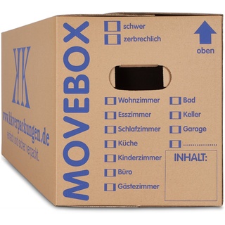 20 Profi Umzugskartons Umzug Karton 2-wellig 40kg Umzugskisten Movebox