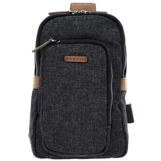 bugatti Umhängetasche Crossbody Bag grau