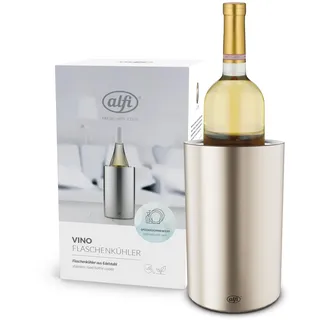 Alfi VINO Flaschenkühler Edelstahl 0,70-1,00 l, champagner | Für Wein- und Sektflaschen, Kühlhalten ohne Kondenswasser und Eiswürfel, spülmaschinenfest, champagner