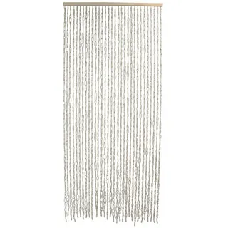 Home-trends24.de Türvorhang Cotton Türvorhang Fliegenschutz Insektenschutz Fadenvorhang 200x90cm, Ösen