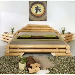 Traumhaftes Bambusbett 180x200 Jawa Rattan Bambusmöbel Asiatisch Asia Möbel Holz