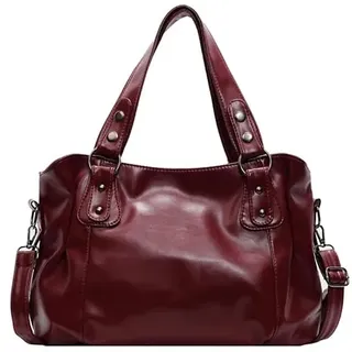 TIAASTAP Damen Schultertasche Vintage City Bag y2k Handtasche Damen Groß Tote Bag Shopper Tasche PU Ledertasche Handbags for Women Shoulder Bag Arbeitstasche Henkeltaschen - L