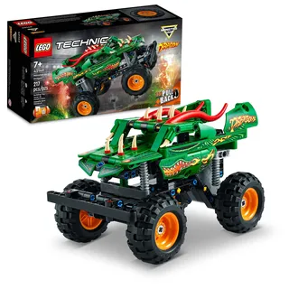 LEGO Technic Monster Jam Dragon Monster Truck Spielzeug für Jungen und Mädchen, 2-in-1-Rennautospielzeug für Off-Road-Stunts, Kinder-Geburtstagsgeschenkidee, tolle Aktivität für Kinder, 42149