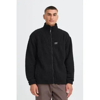 !Solid Zip-Jacke Schwarz M