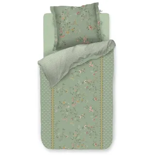 Pip Studio Bettwäsche-Garnitur Kili Flower Farbe Grün Größe 135x200+80x80