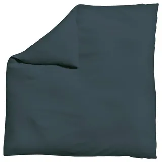 schlafgut Woven Satin Unifarben Grau 200 x 200 cm