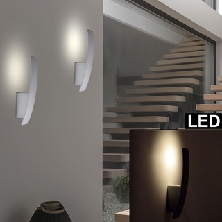 LED Design Wand Leuchte ALU Spot Beleuchtung Lampe Wohn Zimmer Treppen Haus Näve 1154759