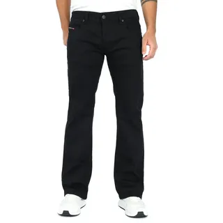 Diesel Bootcut-Jeans schmale, ausgestellte Beinform - Zatiny-X IB067 - Länge:32 schwarz 36