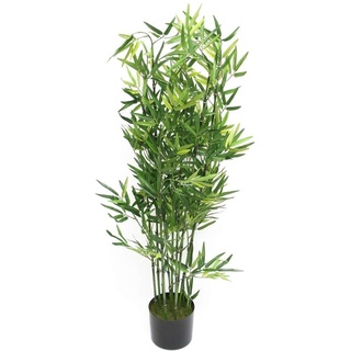 Deko-Bambus im Topf, 115 cm hoch, Zierpflanze, Büropflanze, Kunstpflanze