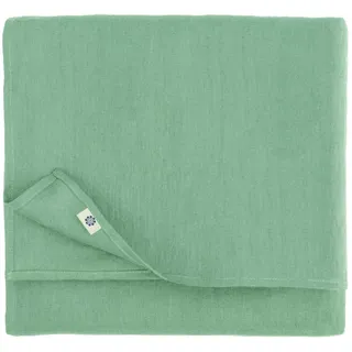 Linen & Cotton Tischdecke Tischwäsche Hygge - Mint Grün, 140x220cm | 100% Leinen, Tischwäsche Landhausstil, Rechteckig Festliche Frühling/Home, Für Küche Restaurant Cafe Hotel Party Sommer