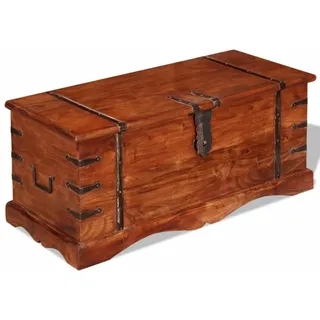 vidaXL Truhe Massivholz
