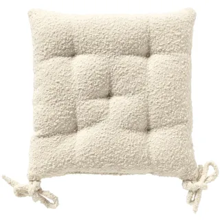 Dutch Decor Sitzkissen 'Onno' 40 x 40 cm Snow White - Weiß