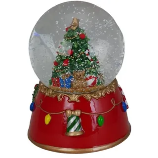 Musicboxworld Spieluhr Schneekugel Weihnachtsbaum