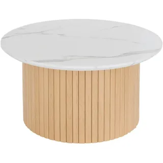Atmosphera Kaffeetisch Beige MDF 70 x 40 cm