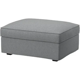 IKEA KIVIK Bezug für Hocker mit Aufb. Tibbleby beige/grau Tibbleby beige/grau