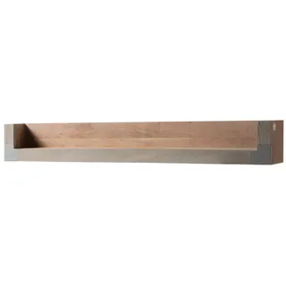 Massivmoebel24 Wandregal 205 x 24 x 22 cm Beige