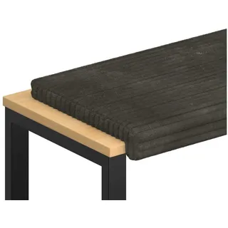 vidaXL Bankkissen Plüschcord 35 x 0 cm Anthrazit
