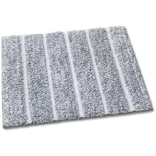 Collection Noblesse Badteppich Dublin 70 x 120 cm Polyester Silber