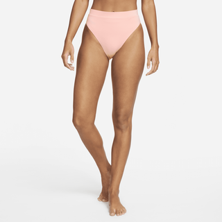 Nike Essential Damen-Schwimmhose mit hohem Bund - Pink, L