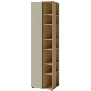 masseno Bücherregal 55 x 40 x 195 cm Braun