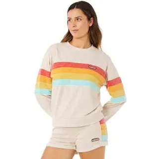 Rip Curl Surf Revival Crew Sweatshirt Beige XS