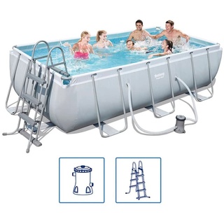 Bestway Power Steel Swimmingpool-Set Rechteckig 404×201×100 cm 56441