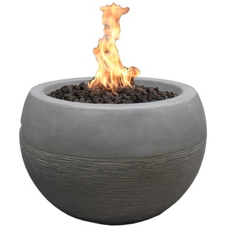 Gardenforma Gasfeuerstelle Marra, Beton-Optik grau, aus Faserbeton Betongrau
