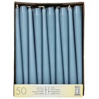 Papstar Leuchterkerzen 25 cm 50 St. blau