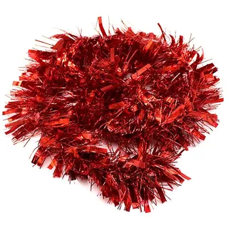 Generisch Weihnachten Lametta Baumschmuck Lametta Garland Red Environmental DurabilityCharmante und modisch.