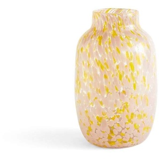 HAY - Splash Vase Round Large Light Pink/Yellow Hay