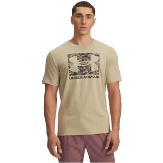 Under Armour ABC Camouflage Boxed Logo kurzarm Trainingsshirt field khaki/timberwolf taupe XXL