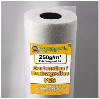 Aquagart Geotextilvlies 40m2 Unkrautvlies 250g 1,6m