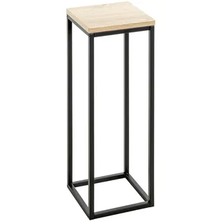 Haku-Möbel Blumenständer 19 x 54 cm Schwarz