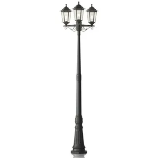 LINDBY Außenleuchte Kunststoff 217 cm E27 schwarz