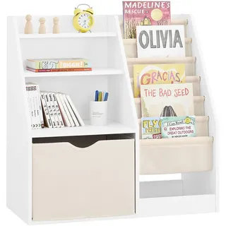 SoBuy Kinderregal KMB119 80 x 80 x 40 cm Kiefer weiß