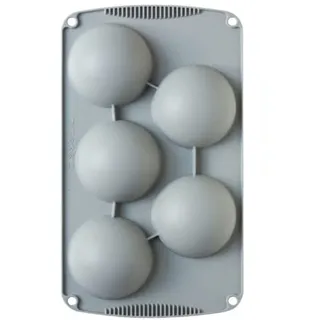 Silikonform Für Einteilige Halbkugeln, Kugeln, 80 Mm Dekor