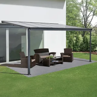 Konifera Terrassendach 312 x 303 cm grau