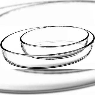 Pasabahce Auflaufform 2-tlg. Oval 36 x 25 cm Transparent